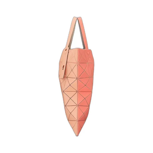 Geometric-Pattern Top Handle Tote Bag