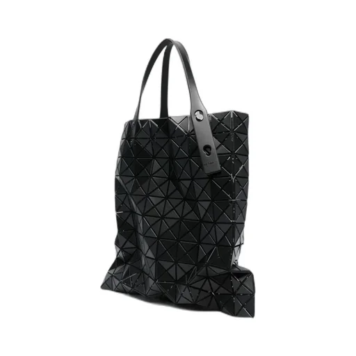 Large Geometric-Pattern Top Handle Tote Bag