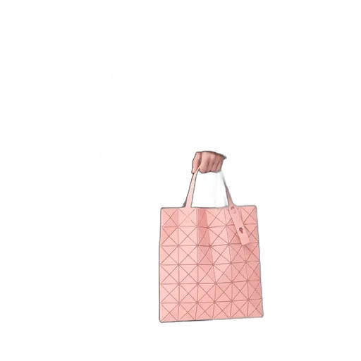 Geometric-Pattern Top Handle Tote Bag