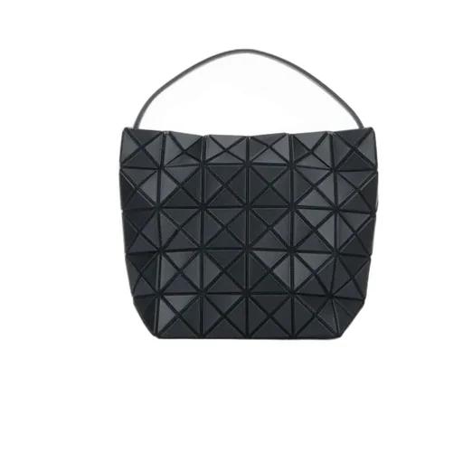 Geometric-Pattern Top Handle Bag