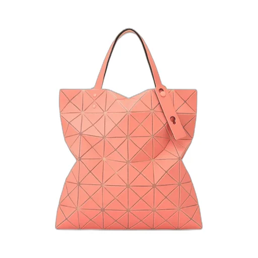 Geometric-Pattern Top Handle Tote Bag