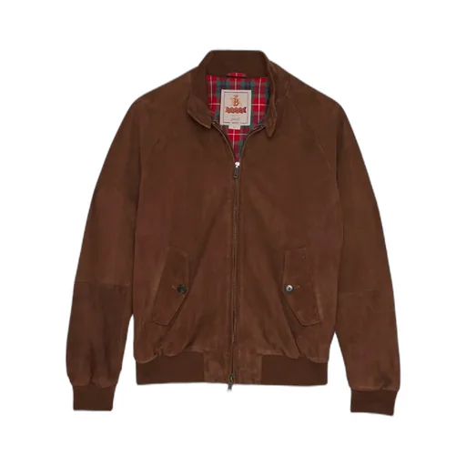 Long-Sleeved Leather Jacket
