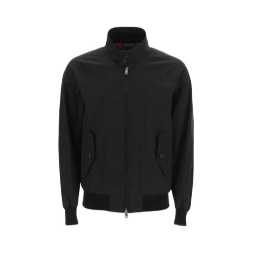 High-Neck Zipped Jacket