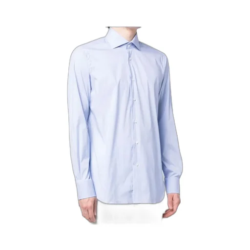 Button-Up Stretch-Cotton Shirt