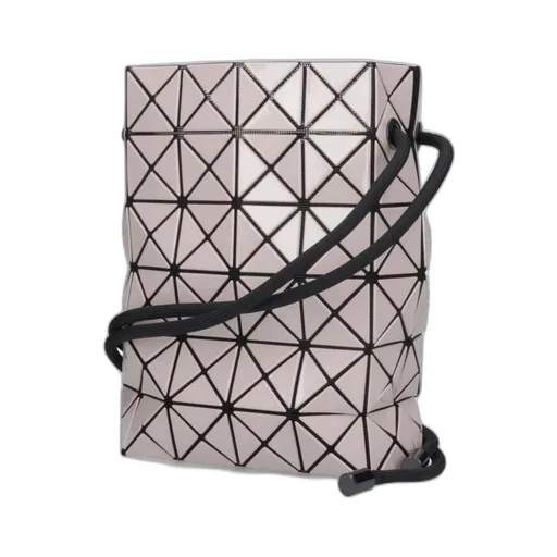Geometric Drawstring Bucket Bag