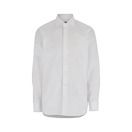 Spread-Collar Cotton Shirt
