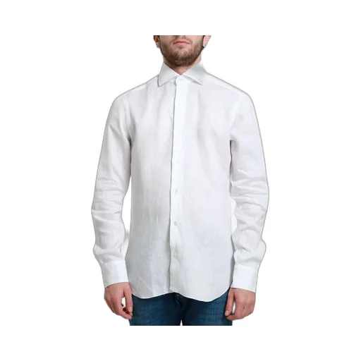 Long-Sleeve Linen Shirt