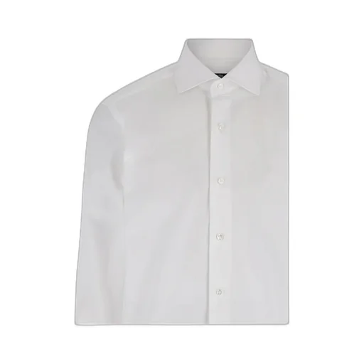 Spread-Collar Cotton Shirt