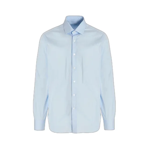 Long-Sleeved Poplin Shirt