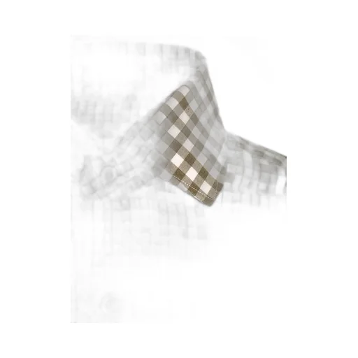 Curved Hem Checked Shirt