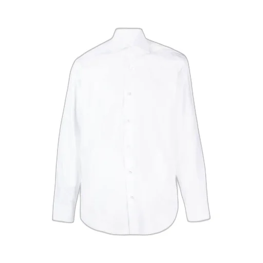 Spread-Collar Cotton Shirt