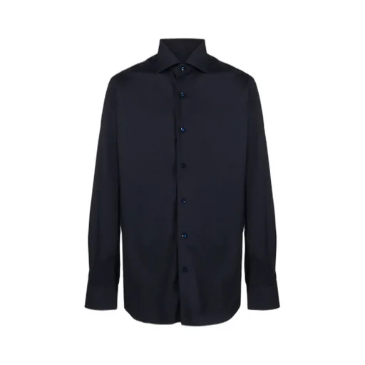 Solid Color Long-Sleeved Shirt