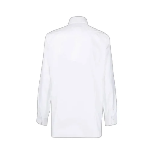 Cutaway-Collar Cotton Shirt