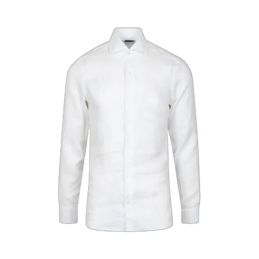 Long-Sleeve Linen Shirt