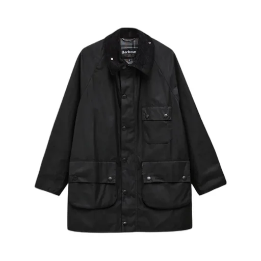 Corduroy-Collar Coat