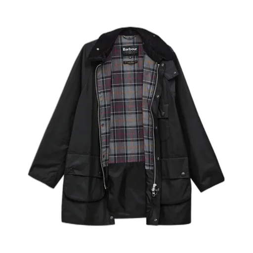 Corduroy-Collar Coat