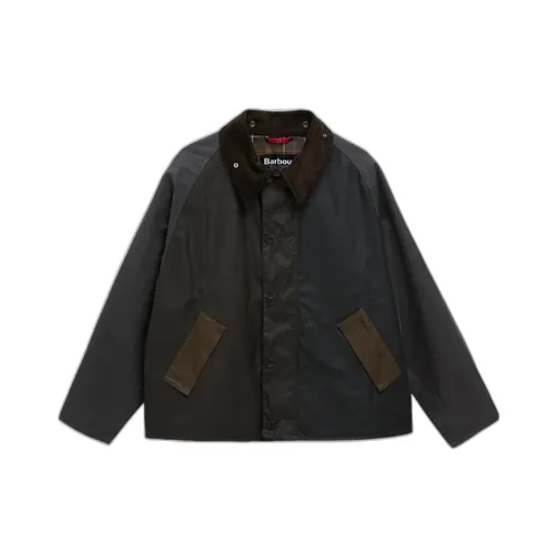 Patchwork Transport Waxed Jacket