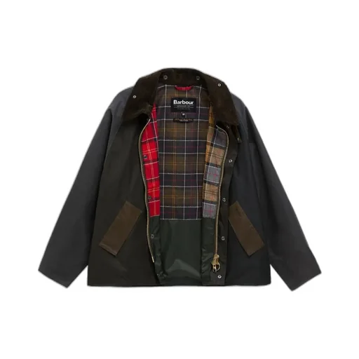 Patchwork Transport Waxed Jacket