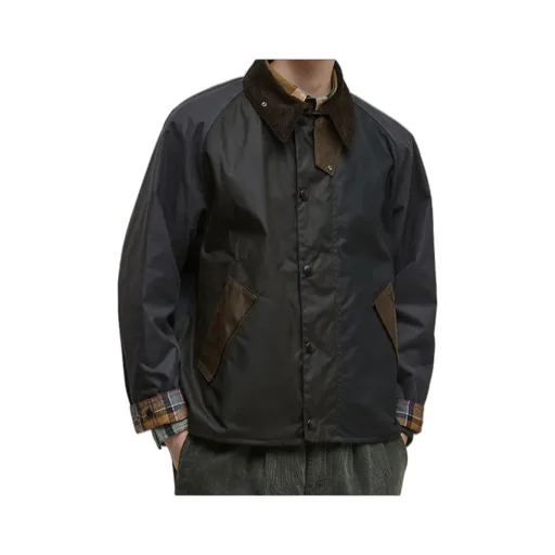 Patchwork Transport Waxed Jacket
