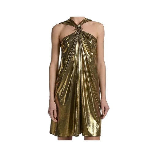 Metallic Jersey Dress