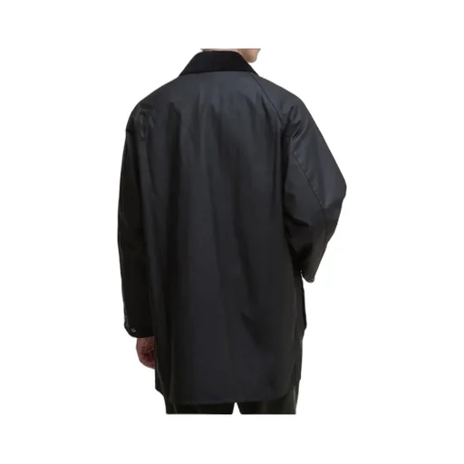 Corduroy-Collar Coat