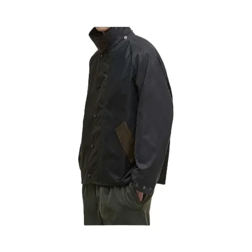Patchwork Transport Waxed Jacket