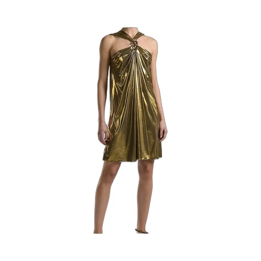 Metallic Jersey Dress