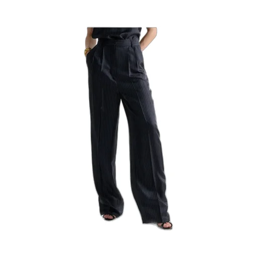 High Waist Pleated Trousers