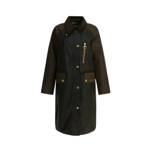 Singled Breasted Zip Detailed Coat