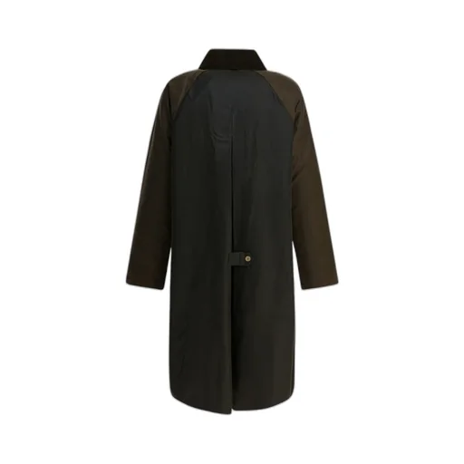 Singled Breasted Zip Detailed Coat