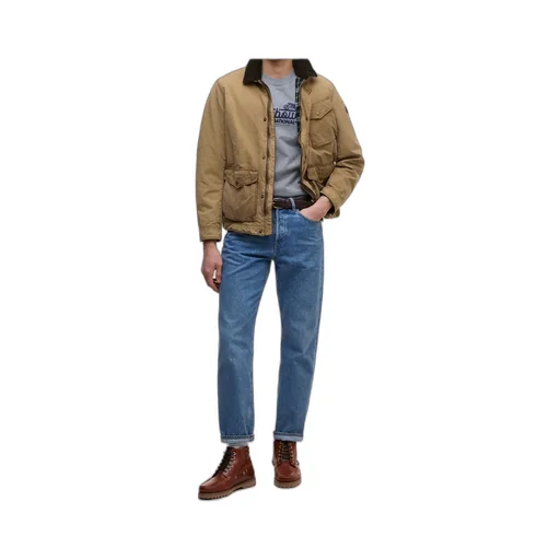 Logo Patch Pocket Detailed Jacket