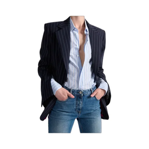 Pinstriped Blazer