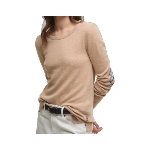 Patch-Detailed Crewneck Jumper