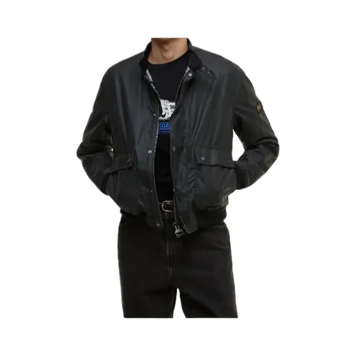 Buttoned Pocket-Detail Jacket