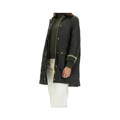 Long Beadnell Straight Hem Coat