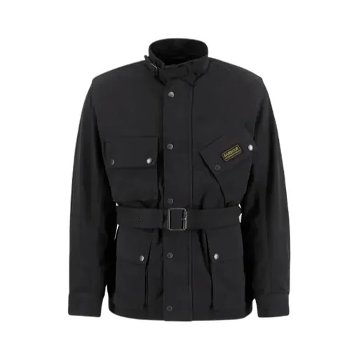 A7 Logo Patch Belted Jacket