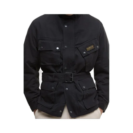 A7 Logo Patch Belted Jacket