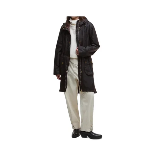 Drawstring Hooded Coat