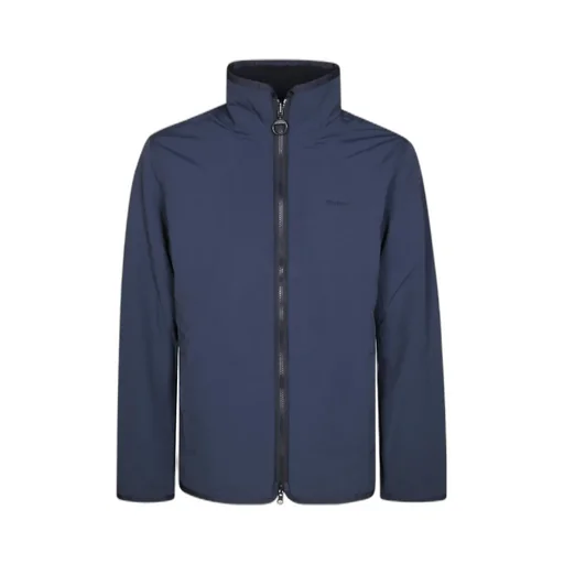 Logo Embroidered Reversible Fleece Jacket