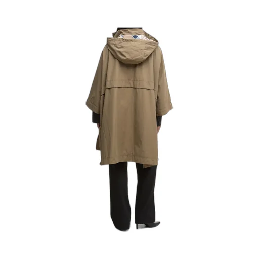 Hooded Buttoned Coat