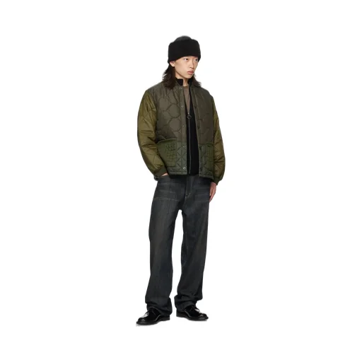 Quilted Button-Up Jacket