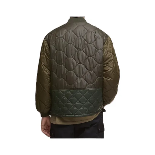 Quilted Button-Up Jacket