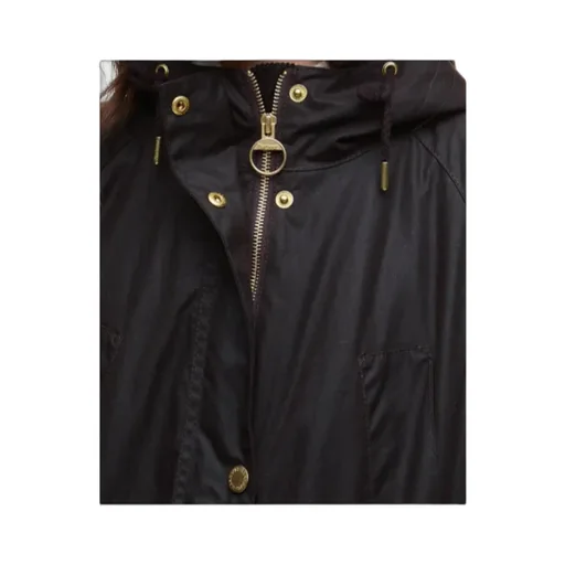 Drawstring Hooded Coat