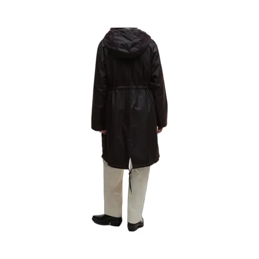 Drawstring Hooded Coat