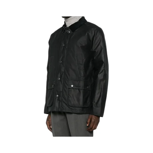 Crinkled Finish Shirt Jacket