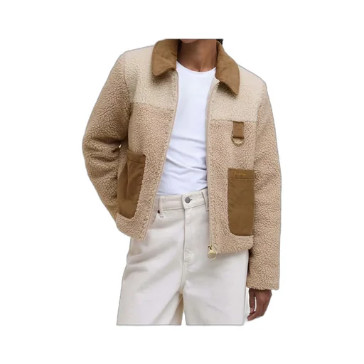 Corduroy-Collar Jacket
