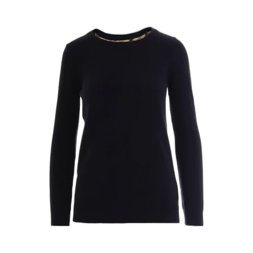 Wool-Cotton Blend Sweater With Elbow Patches