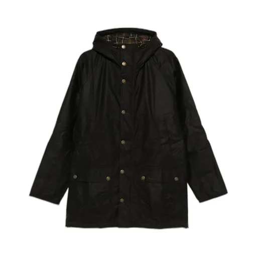 Hooded Snap-Fit Coat