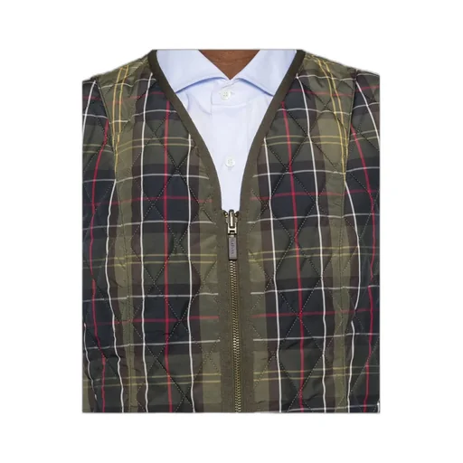 Quilted Tartan Gilet