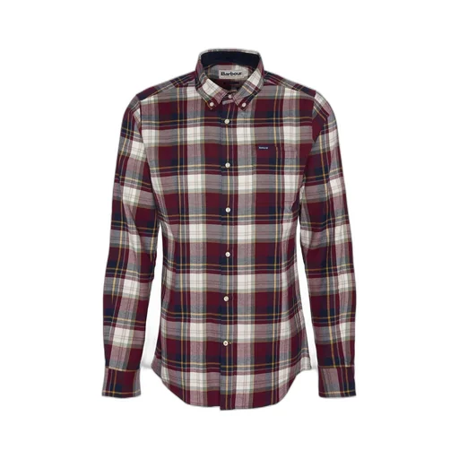 Logo-Detail Plaid Shirt